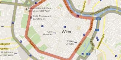 Bécs 7. kerület térkép