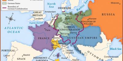 Térkép Bécs európában