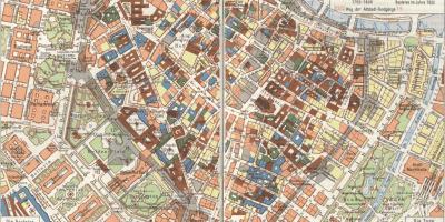 Bécs régi város térkép