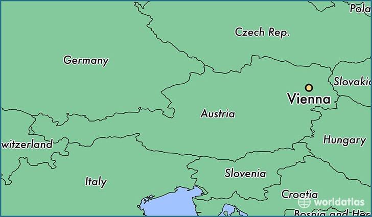 Bécs térkép