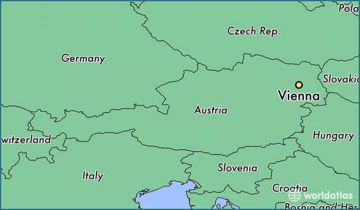 Bécs térkép