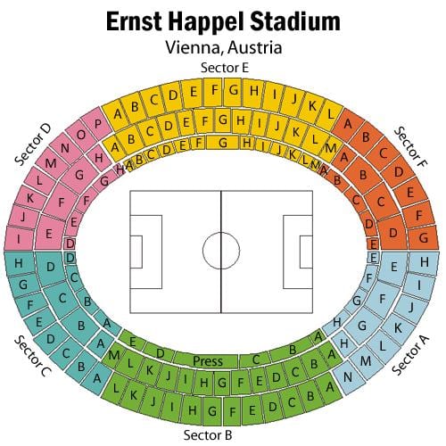 Térkép ernst happel stadion
