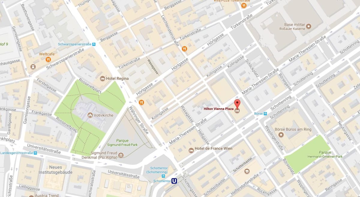 Térkép hilton Vienna