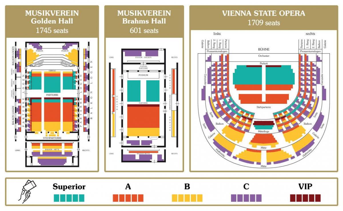 Térkép opera Bécs