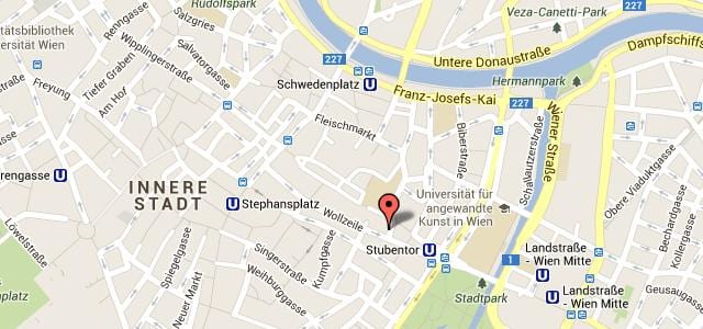 Térkép stephansplatz Bécs térkép