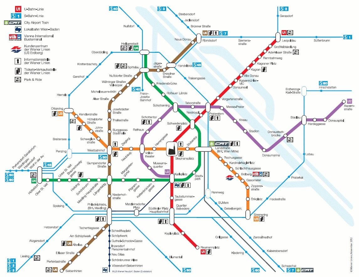 Wien s-bahn térkép
