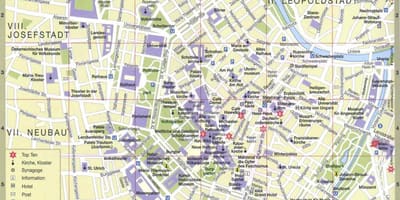 Wien city térkép