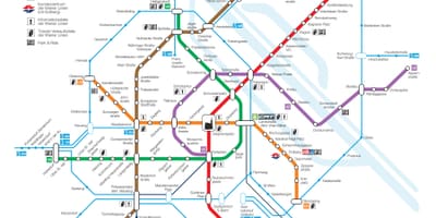 Ausztria u-bahn térkép