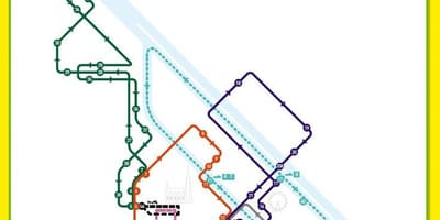 Bécs hop on hop off buszos városnézés térkép
