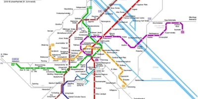 Térkép uban Wien
