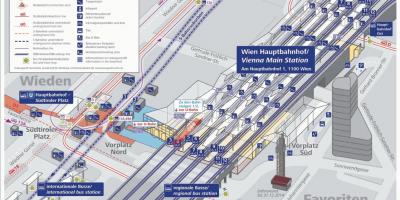 wien hauptbahnhof térkép Becs Terkep Terkepek Becs Ausztria wien hauptbahnhof térkép